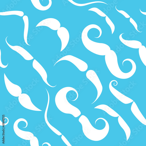 Mustache Seamless Pattern