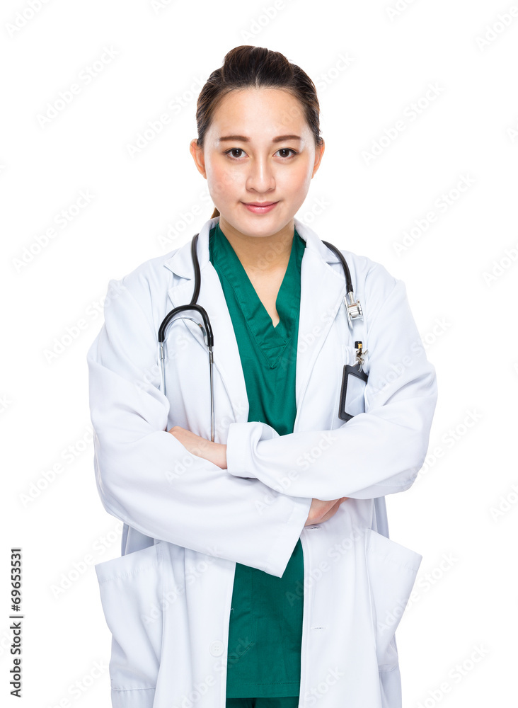 Indonesian young woman doctor Indonesian young woman doctor