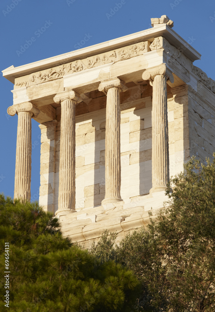 Acropolis of Athens. Temple of Athena Nike. Greece Stock Photo | Adobe Stock