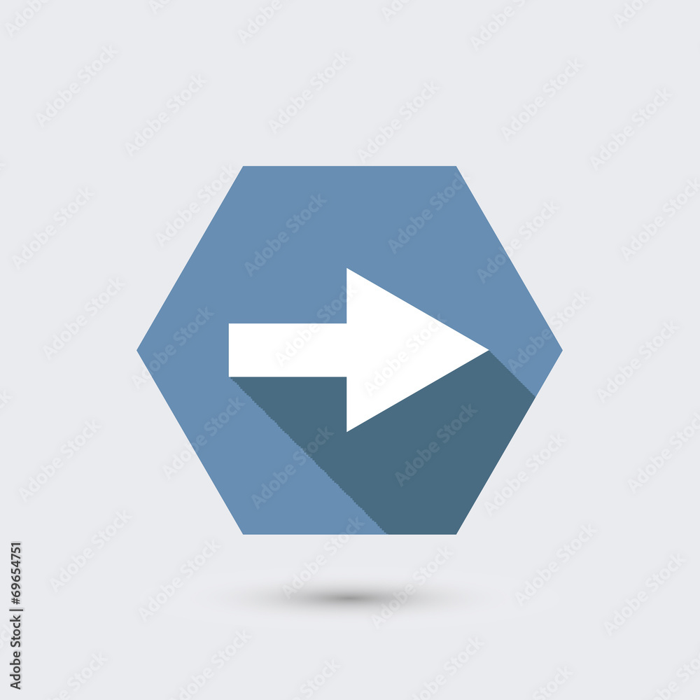 vector modern flat icon with long shadow. vector modern flat icon with long shadow.