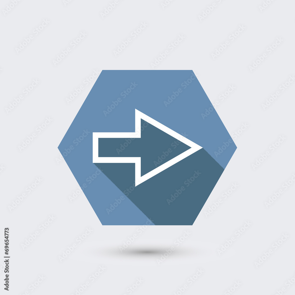vector modern flat icon with long shadow. vector modern flat icon with long shadow.