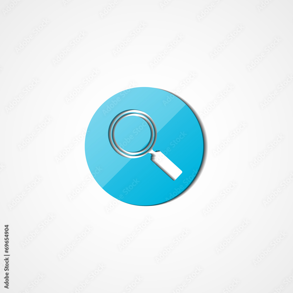 Magnifying glass web icon Magnifying glass web icon