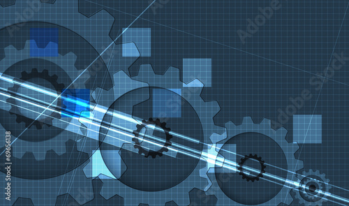 machine technology gears. retro gearwheel mechanism bacground
