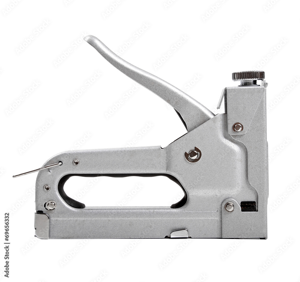 construction stapler isolated on white construction stapler isolated on white