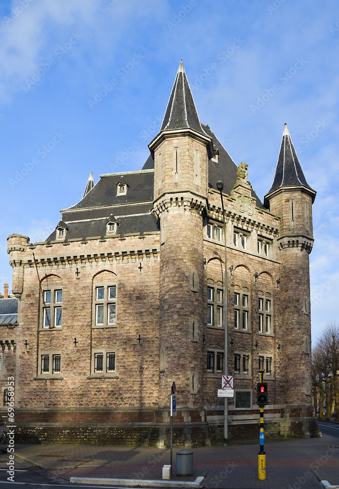 Obraz premium Quarters Leopoldskazerne. Ghent, East Flanders, Belgium