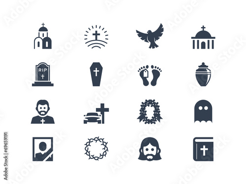 Funeral icons