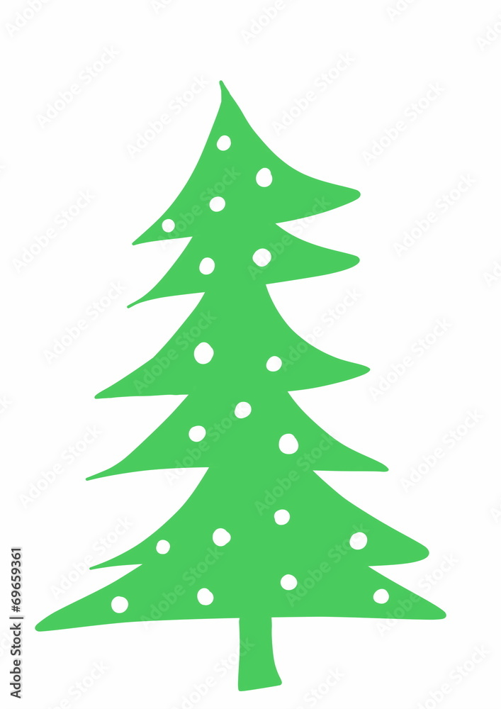 doodle Christmas tree