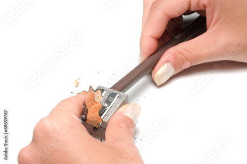 Wallpaper Mural mano con temperamatite Torontodigital.ca