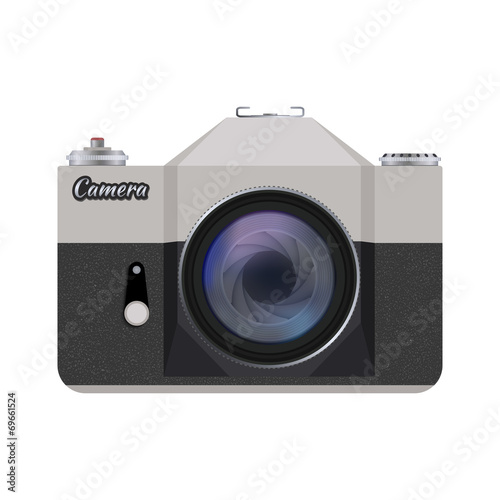 Vector illustration of detailed icon representing retro style