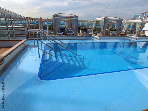 Bilde på lerret swiming pool