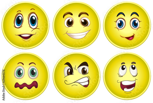 Yellow face set
