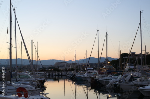 Fototapeta Naklejka Na Ścianę i Meble -  France Riviera, the marine Bay with yachts and boats