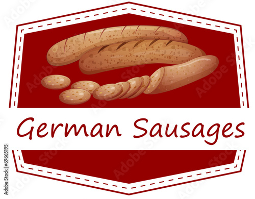 German sausages photo