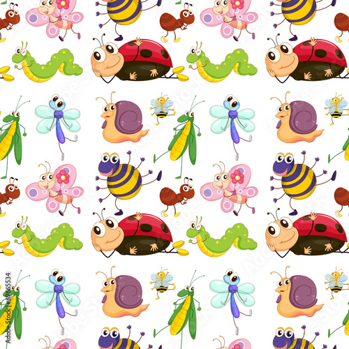 Seamless insects