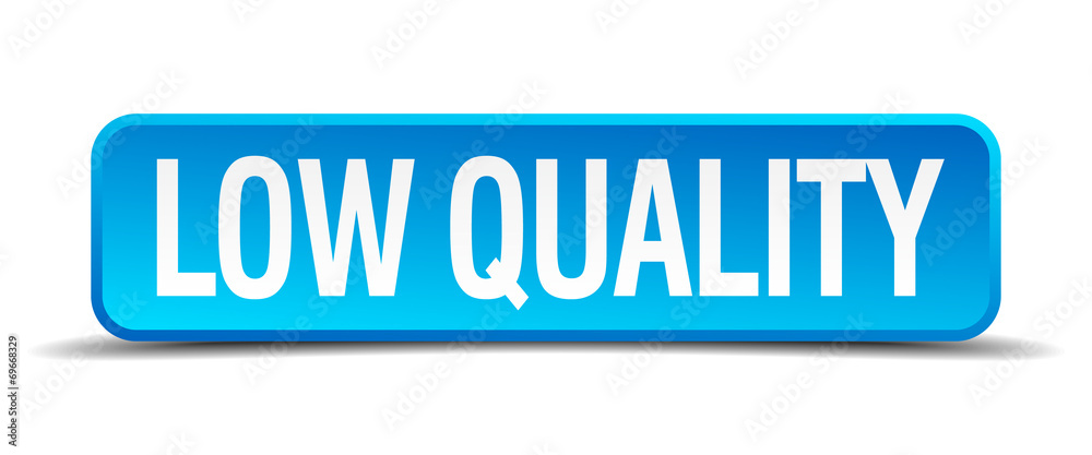 low quality blue 3d realistic square isolated button low quality blue 3d realistic square isolated button