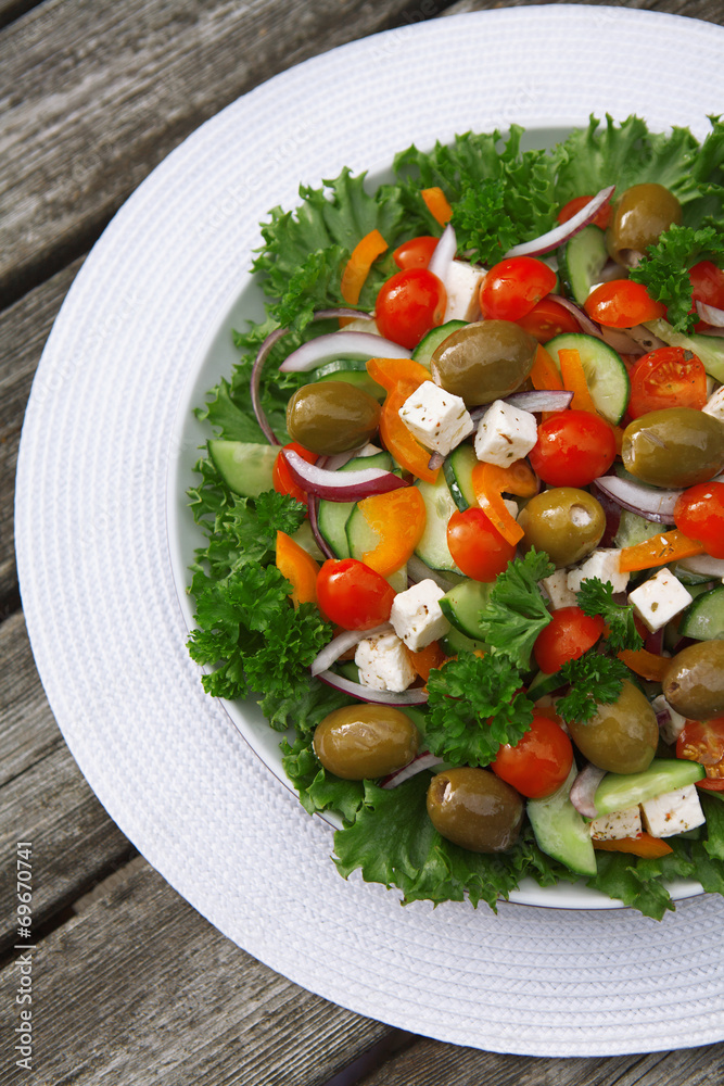 Greek salad,..