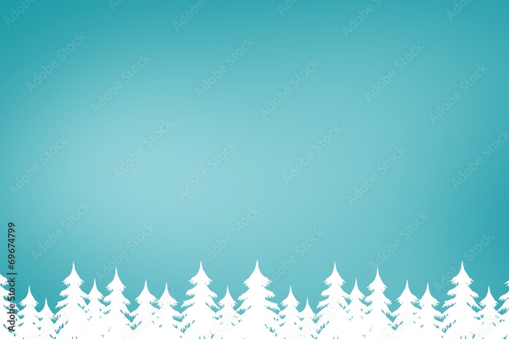 Composite image of fir tree forest Composite image of fir tree forest
