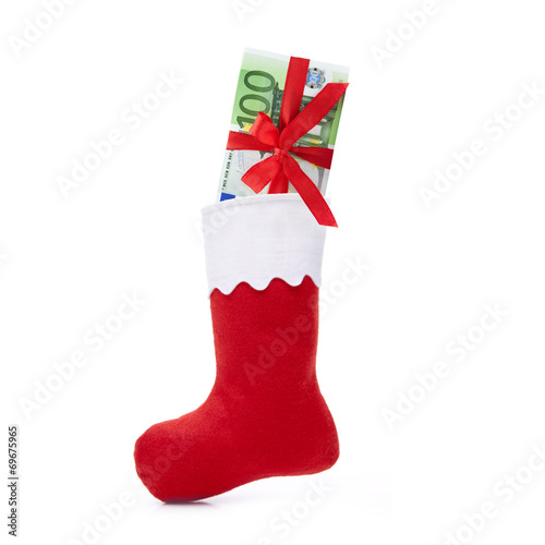 Nikolausstiefel mit Geld
