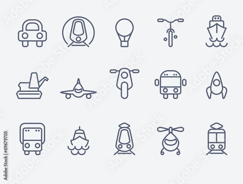 Transport icons