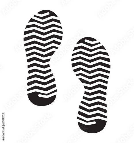Imprint soles shoes