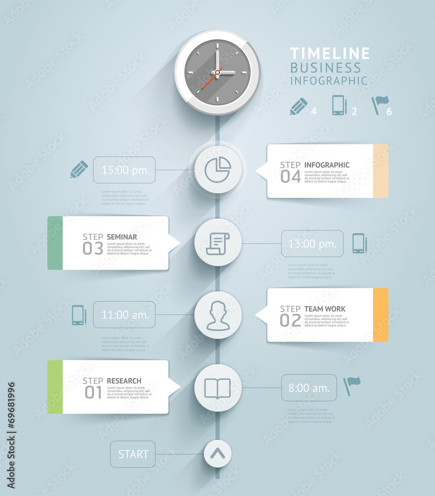 Timeline infographic template. Vector illustration. can be used Timeline infographic template. Vector illustration. can be used