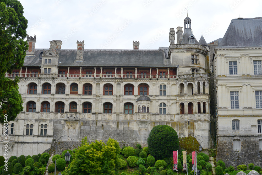 Loggienfassade Schloss Blois Loggienfassade Schloss Blois