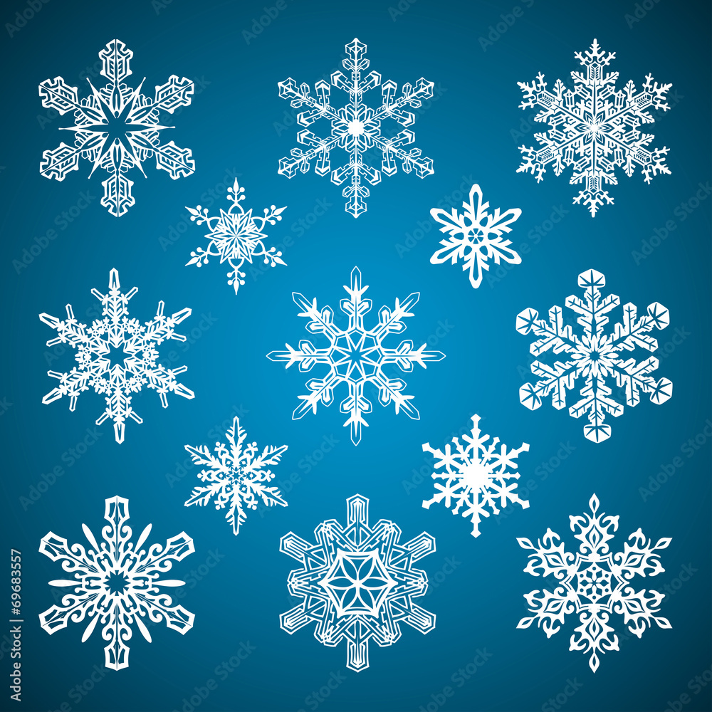 Snowflakes Set Snowflakes Set