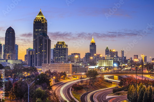 Atlanta, Georgia Skyline at Dawn