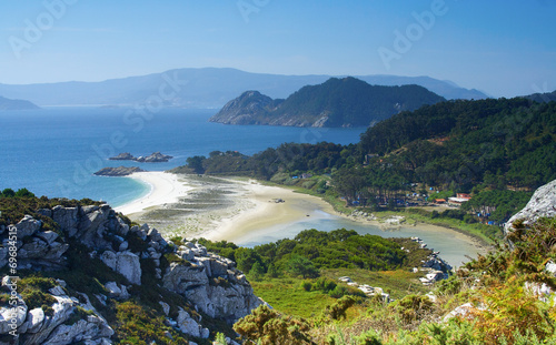 cies islands, Ria of Vigo, Galicia, Spain photo