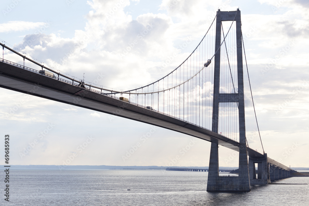 Fototapeta premium Brücke über den Großen Belt, Dänemark