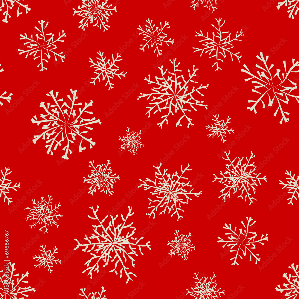 winter background snowflakes red winter background snowflakes red