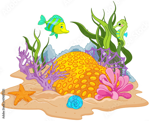 Underwater landscape