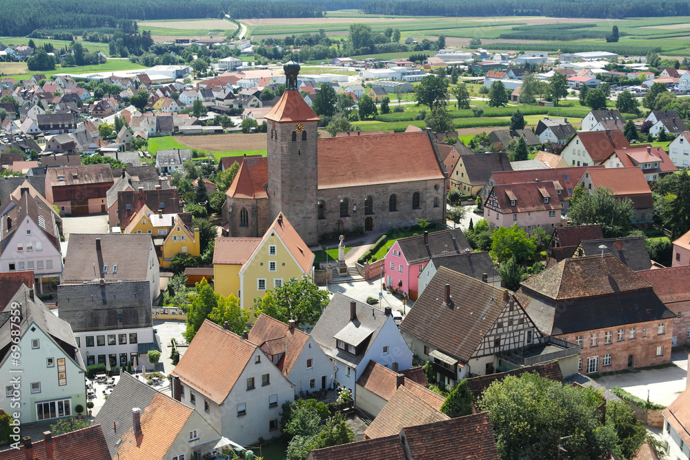 View of German village