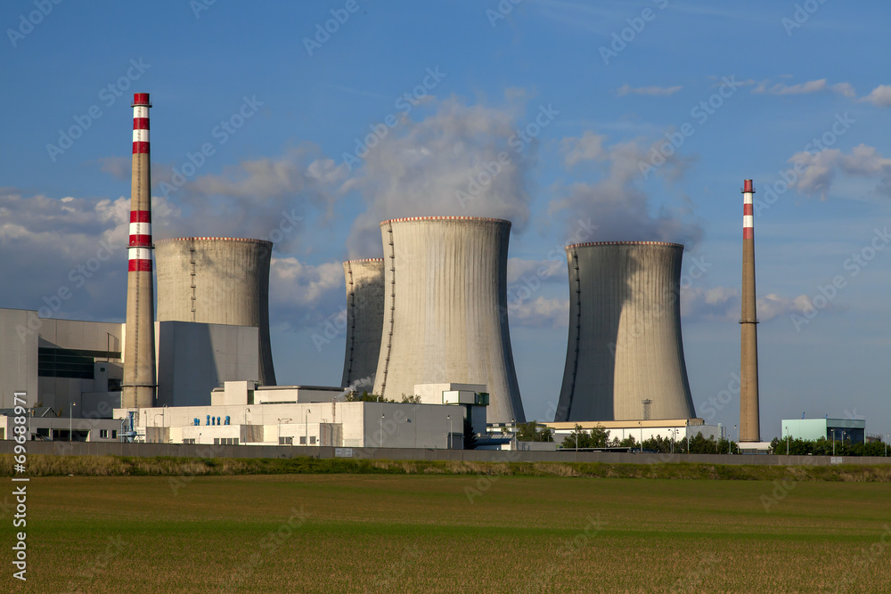 Nuclear power plant Dukovany reactor in Czech Republic Europe Nuclear power plant Dukovany reactor in Czech Republic Europe