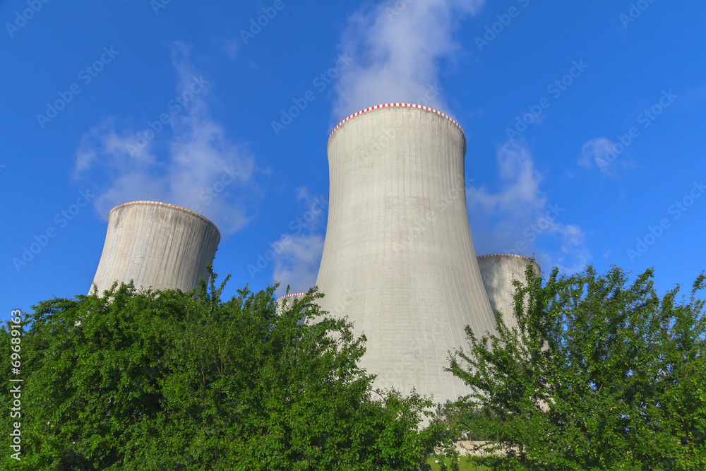 Nuclear power plant Dukovany in Czech Republic Europe Nuclear power plant Dukovany in Czech Republic Europe