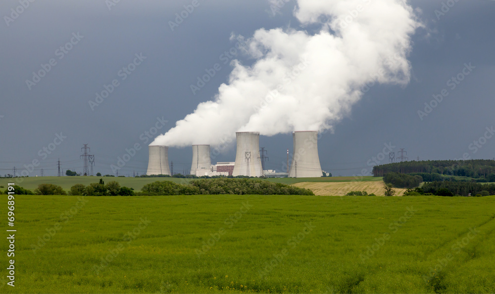 Nuclear power plant Dukovany in Czech Republic Europe Nuclear power plant Dukovany in Czech Republic Europe