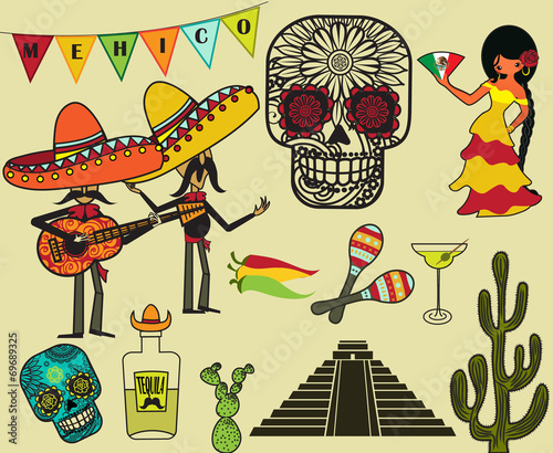 Mexico Clip Art and Symbols