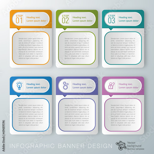 Infographics Web Banner & Label Design