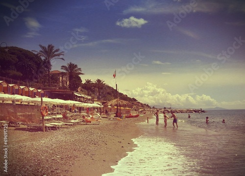 Badestrand in Italien