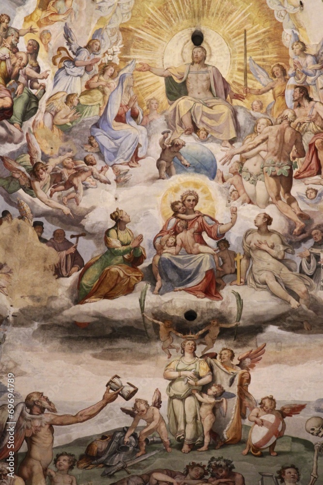Christ frescoes - Basilica di Santa Maria del Fiore Florence