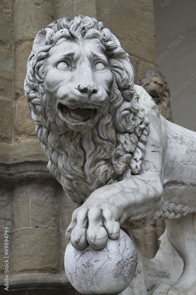 Roman lion - Piazza della Signona Florence