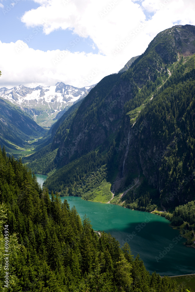 Obraz premium Stillup Speichersee - Zillertal - Alpen