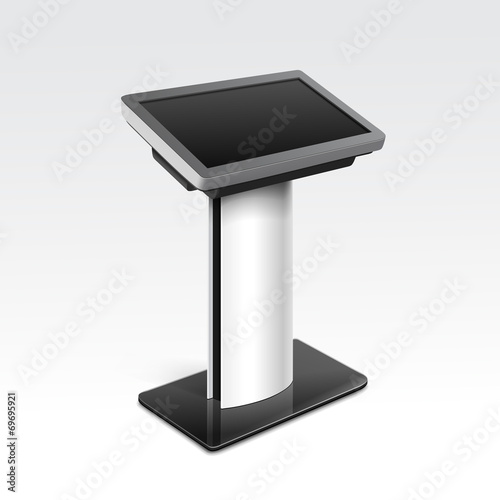 Information Display Monitor Terminal Stand