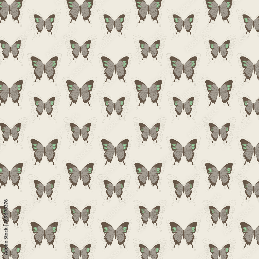 Background of butterfly patterns