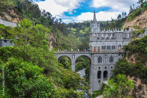 Las Lajas Church in South of Colombia