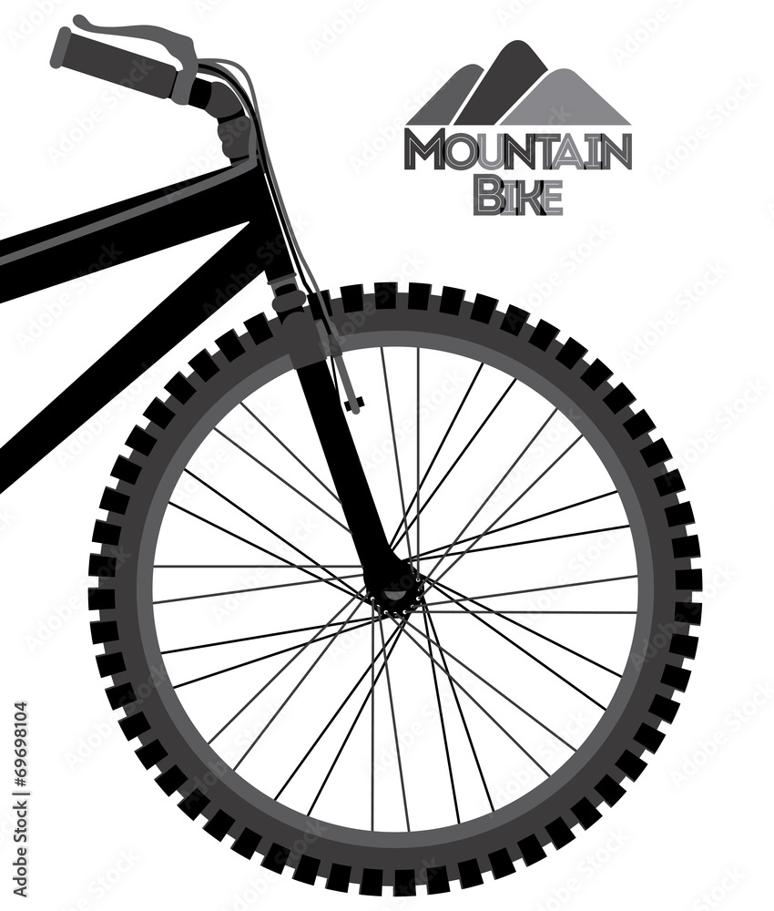 Naklejka premium Cycling design