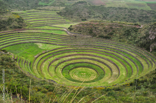 Fototapeta Moray Inca's ruins, Peru