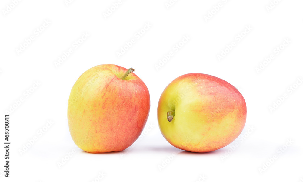 apple on a white background apple on a white background