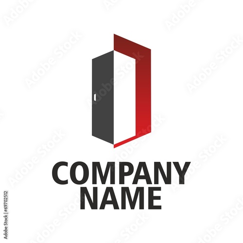 Red logo doors company