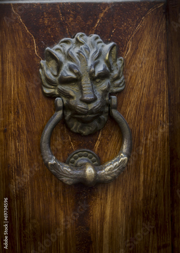 lion door knocking